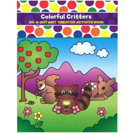 Do-A-Dot Art Colorful Critters Creative Art + Activity Book, 6PK B360